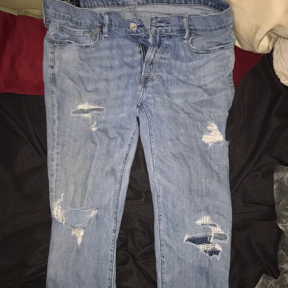 Light blue jeans 32x32 super slim